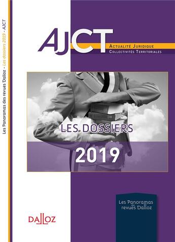 Couverture du livre « AJCT ; les dossiers 2019 » de  aux éditions Dalloz