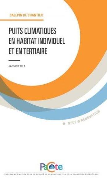 Couverture du livre « Puits climatiques en habitat individuel et en tertiaire » de  aux éditions Sebtp