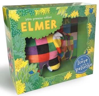 Couverture du livre « Elmer, la boite cadeau » de David Mckee aux éditions Kaleidoscope