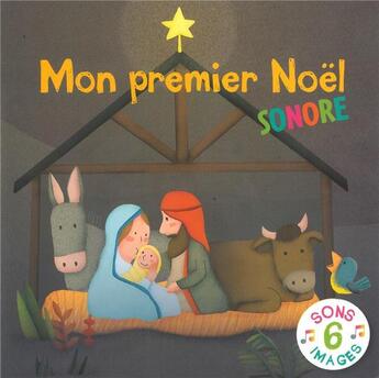 Couverture du livre « Mon premier Noël sonore » de Emmanuelle Remond-Dalyac aux éditions Salvator