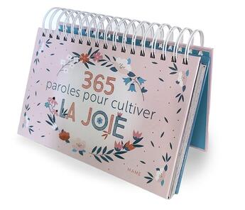 Couverture du livre « 365 paroles pour cultiver la joie » de Charlotte Grossetete aux éditions Mame