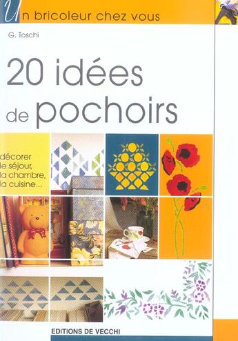 Couverture du livre « 20 idees de pochoirs » de G Toschi aux éditions De Vecchi