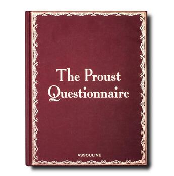 Couverture du livre « The proust questionnary » de Henry-Jean Servat aux éditions Assouline