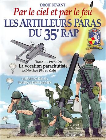 Couverture du livre « Les artilleurs paras du 35e rap » de Gerardo Balsa aux éditions Triomphe