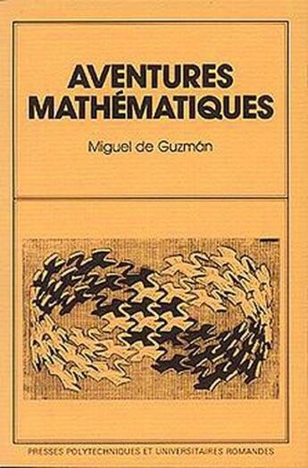 Couverture du livre « Aventures mathematiques » de De Guzman Miguel aux éditions Ppur