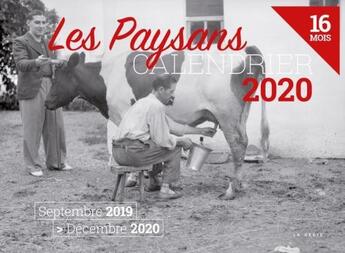 Couverture du livre « Calendrier 2020 ; les paysans » de  aux éditions Geste