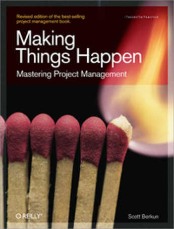 Couverture du livre « Making things happen » de Scott Berkun aux éditions O'reilly Media