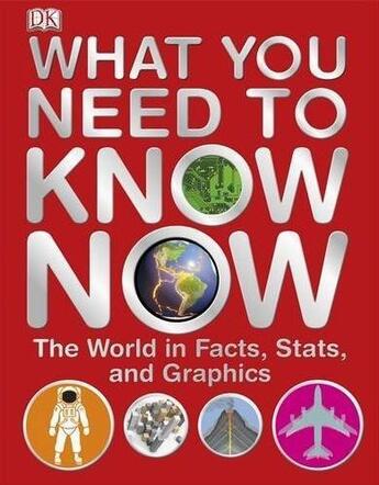 Couverture du livre « What you need to know now ; the world in facts, stats, and graphics » de  aux éditions Dk Children