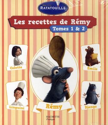 Couverture du livre « Les recettes de Rémy ; coffret t.1 et t.2 » de Disney aux éditions Hachette Pratique