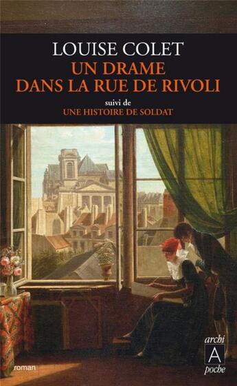 Couverture du livre « Un drame dans la rue de Rivoli » de Louise Colet aux éditions Archipoche