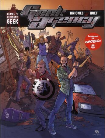 Couverture du livre « Geek agency t.1 » de Philippe Briones et Romain Huet aux éditions Ankama