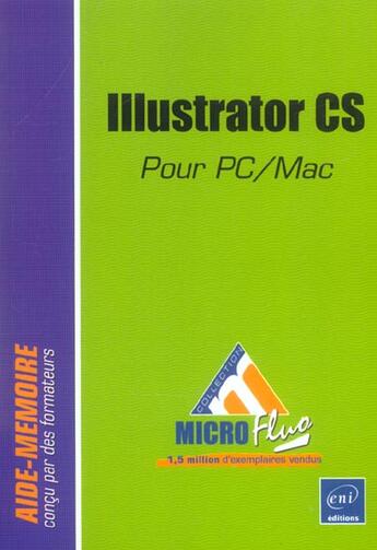 Couverture du livre « Illustrator cs pour pc-mac » de  aux éditions Eni