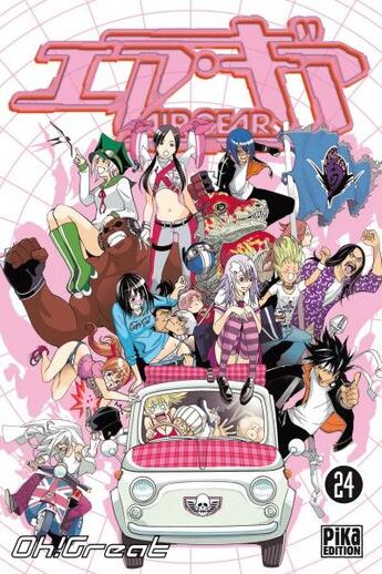 Couverture du livre « Air gear Tome 24 » de Oh! Great aux éditions Pika