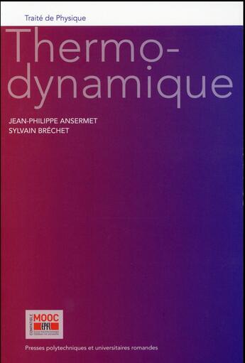 Couverture du livre « Thermo-dynamique » de Sylvain Brechet et Jean-Philippe Ansermet aux éditions Ppur