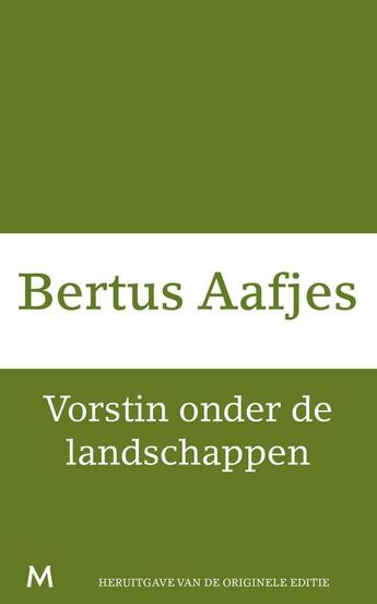 Couverture du livre « Vorstin onder de landschappen » de Bertus Aafjes aux éditions Meulenhoff Boekerij B.v.