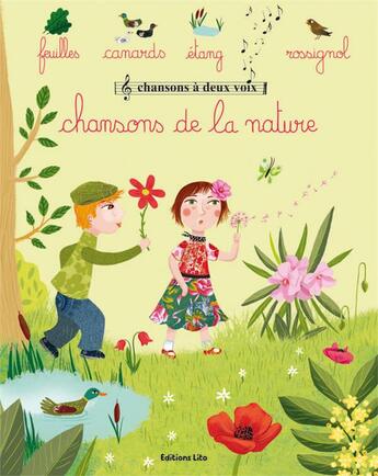 Couverture du livre « Chansons de la nature » de Peggy Nille aux éditions Lito