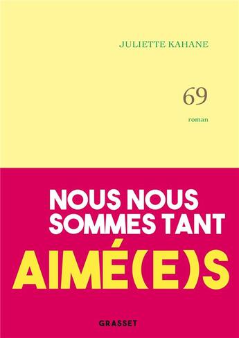 Couverture du livre « 69 » de Juliette Kahane aux éditions Grasset