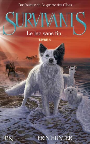 Couverture du livre « Survivants Tome 5 : le lac sans fin » de Erin Hunter aux éditions Pocket Jeunesse