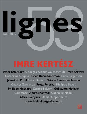 Couverture du livre « REVUE LIGNES » de  aux éditions Nouvelles Lignes