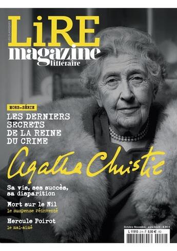 Couverture du livre « Lire - le magazine des livres et des ecrivains - hs - agatha christie » de Collectif Lire aux éditions L'opportun