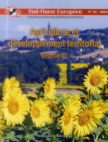 Couverture du livre « Agriculture et developpement territorial ii » de Philippe Dugot aux éditions Pu Du Midi