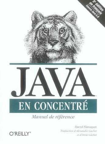 Couverture du livre « O'reilly java concentre 5 ed. » de Flanagan aux éditions Ellipses