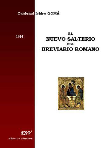 Couverture du livre « El nuevo salterio del breviario romano » de Isidro Goma Y Tomas aux éditions Saint-remi