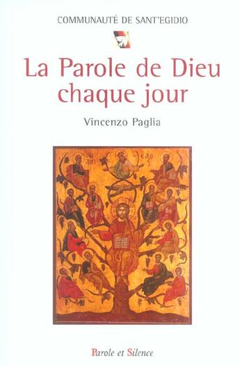 Couverture du livre « Parole de dieu chaque jour » de Vincenzo Paglia aux éditions Parole Et Silence