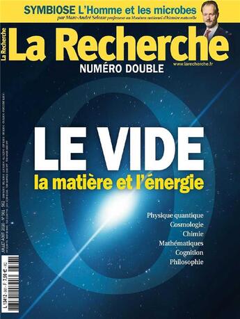 Couverture du livre « La recherche n 561/562- jjuillet/aout 2020 » de  aux éditions La Recherche