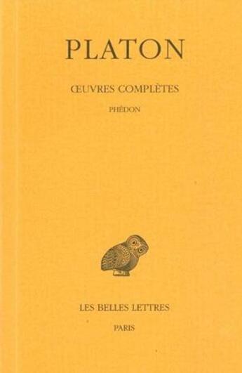 Couverture du livre « Oeuvres complètes Tome 4 » de Platon aux éditions Belles Lettres