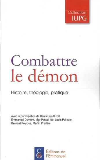 Couverture du livre « Combattre le démon » de  aux éditions Emmanuel