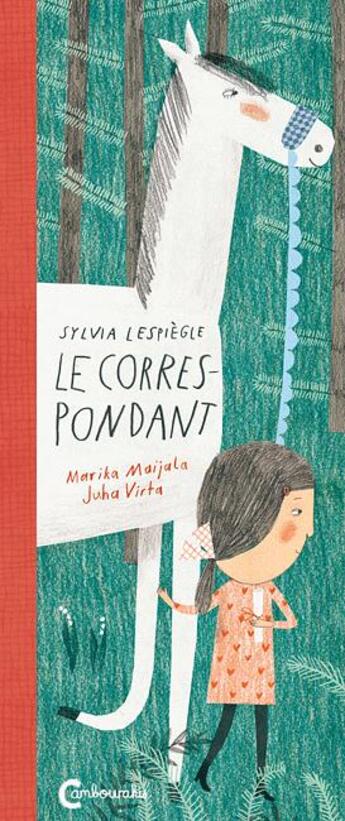 Couverture du livre « Sylvia Lespiègle ; le correspondant » de Marika Maijala et Juha Virta aux éditions Cambourakis