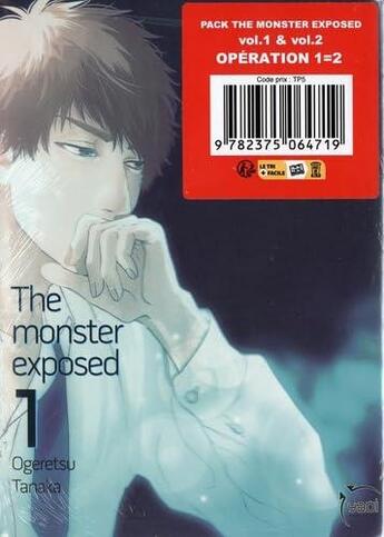 Couverture du livre « The monster exposed : coffret Tomes 1 et 2 » de Tanaka Ogeretsu aux éditions Taifu Comics