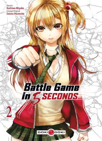 Couverture du livre « Battle game in 5 seconds Tome 2 » de Kashiwa Miyako et Saizo Harawata aux éditions Bamboo