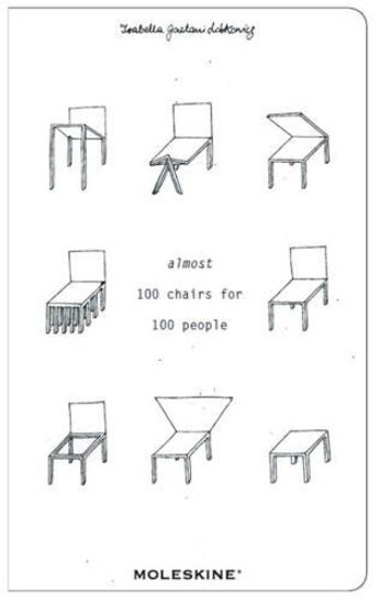 Couverture du livre « Almost 100 chairs for 100 people » de Lobkowicz aux éditions Moleskine