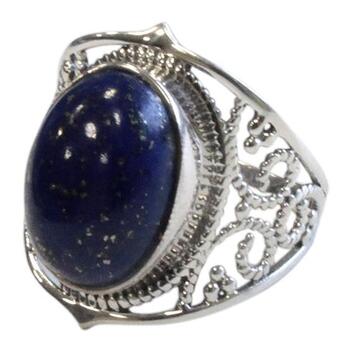 Couverture du livre « Bague lapis lazuli argent 925 kanti t53 » de  aux éditions Dg-exodif