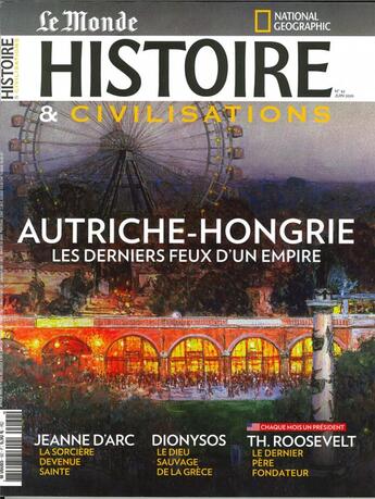 Couverture du livre « Histoire & civilisations n 62 - autriche-hongrie, les derniers feux de l'empire - juin 2020 » de  aux éditions Malesherbes