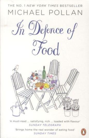 Couverture du livre « In defence of food » de Michael Pollan aux éditions Adult Pbs