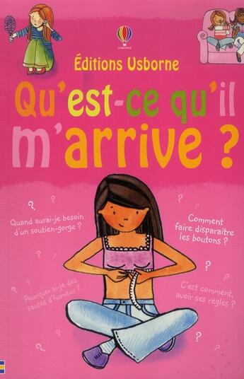 Couverture du livre « Qu'est ce qu'il m'arrive ? filles » de Susan Meredith aux éditions Usborne