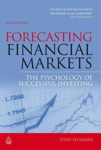 Couverture du livre « Forecasting Financial Markets » de Plummer Tony aux éditions Kogan Page Digital