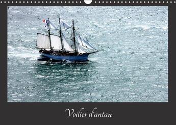 Couverture du livre « Voiliers d antan calendrier mural 2018 din a3 horizontal - photos aeriennes d anciens voi » de Frederic B aux éditions Calvendo