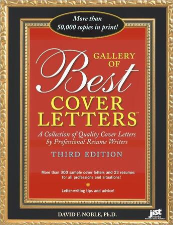 Couverture du livre « Gallery of Best Cover Letters » de David F. Noble aux éditions Jist Publishing