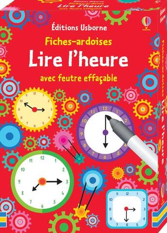 Couverture du livre « FICHES JEUX : lire l'heure » de Rosamund Smith et Emi Ordas aux éditions Usborne