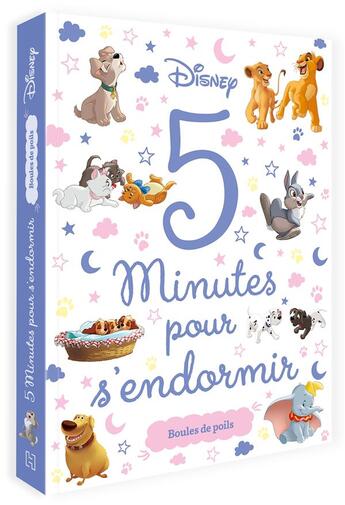 Couverture du livre « 5 minutes pour s'endormir : boules de poils » de Disney aux éditions Disney Hachette