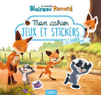 Couverture du livre « Mon cahier jeux et stickers le terrier » de Fleurus Editions aux éditions Fleurus