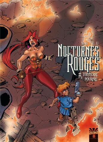 Couverture du livre « Nocturnes rouges Tome 3 ; tonnerre pourpre » de Emmanuel Nhieu aux éditions Soleil