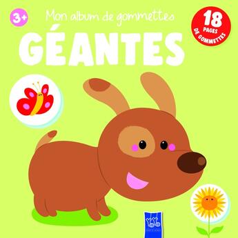 Couverture du livre « 3+ gommettes geantes » de  aux éditions Yoyo Books