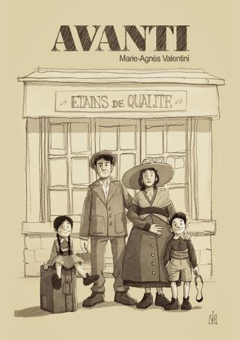 Couverture du livre « AVANTI » de Marie-Agnès Valentin aux éditions Thebookedition.com