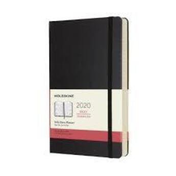 Couverture du livre « Agenda 2020 journalier grand format noir rigide » de Moleskine aux éditions Moleskine