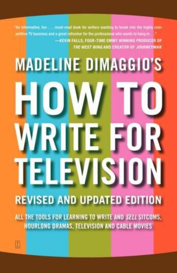 Couverture du livre « How To Write For Television » de Dimaggio Madeline aux éditions Touchstone